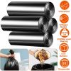 4 Rolls Black Garbage Bags 6.18 Gallons Unscented Disposable Trash Bags Portable Leak Resistant Trash Can Liners for Bathroom Office Kitchen Bedroom C