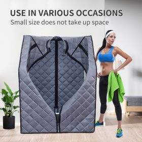 Sojourner Portable Sauna for Home - Steam Sauna Tent;  Personal Sauna - Sauna Heater;  Tent;  Chair;  Remote Included for Home Sauna - Enjoy Your