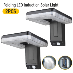Solar Motion Sensor Outdoor Sconce Lights,LED Waterproof Dusk To Dawn Solar Patio Light,Wireless Modern Wall Mount Lamp Black For Porch Patio Gar (Option: 1pack)