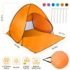Pop Up Beach Tent Sun Shade Shelter Anti-UV Automatic Waterproof Tent Canopy for 2/3 Man w/ Net Window Storage Bag for Outdoor Beach Camping Fishing P